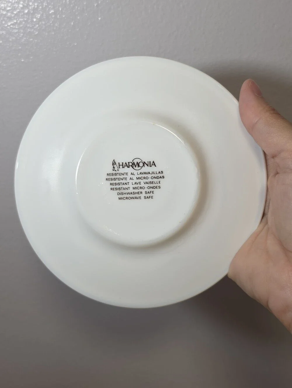 Vintage 80's Harmonia Spain Rondo Saucer Plates Replacements Set of 3 RARE